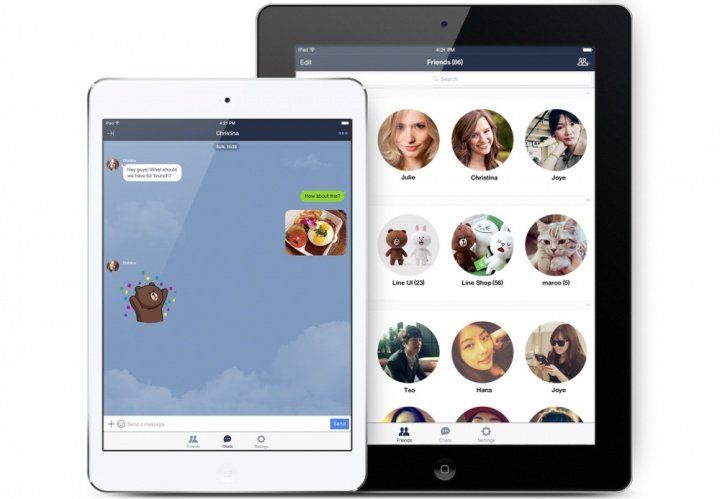Descarga ya LINE para iPad
