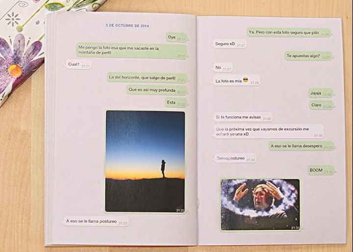 Tiny Books: crea libros a partir de conversaciones de WhatsApp