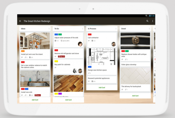 Trello se une a la moda del Material Design