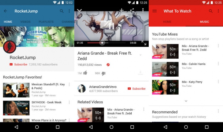 YouTube para Android se actualiza a la versión 10.0