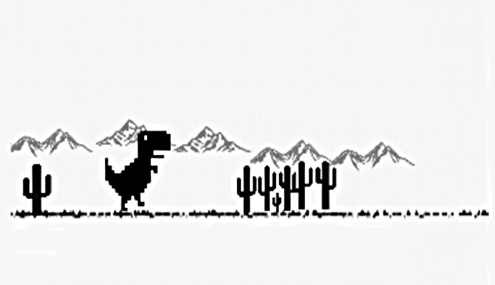 Dino Run - Dinosty, el juego oculto sin conexión de Chrome disponible en Google Play