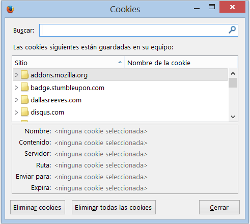 Imagen - Cómo eliminar las cookies del navegador