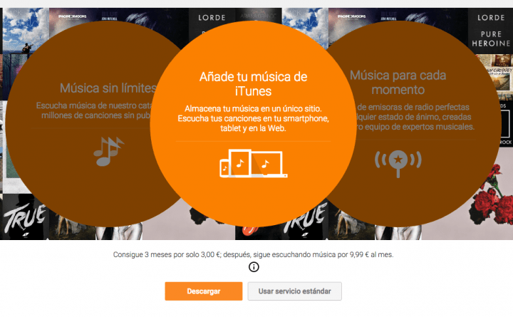 Consigue tres meses de Google Play Music y YouTube Music Key por 3 euros