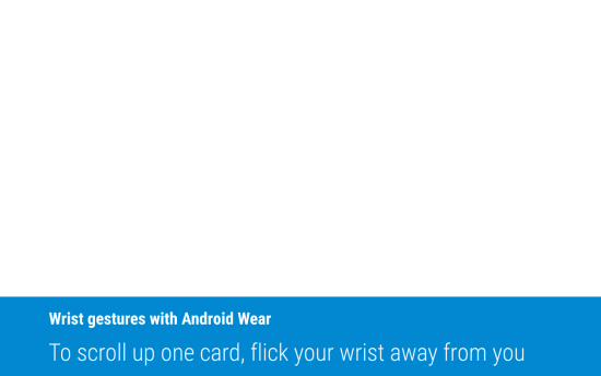 Imagen - Android Wear se actualiza con nuevos gestos, cambios en la interfaz y soporte WiFi