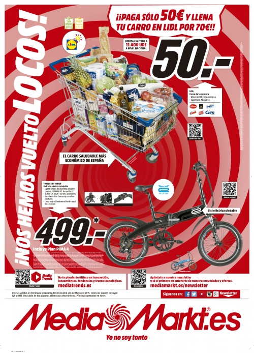 Imagen - Media Markt lanza su Folleto Loco: &quot;más de 20 productos locos a precios de locura&quot;