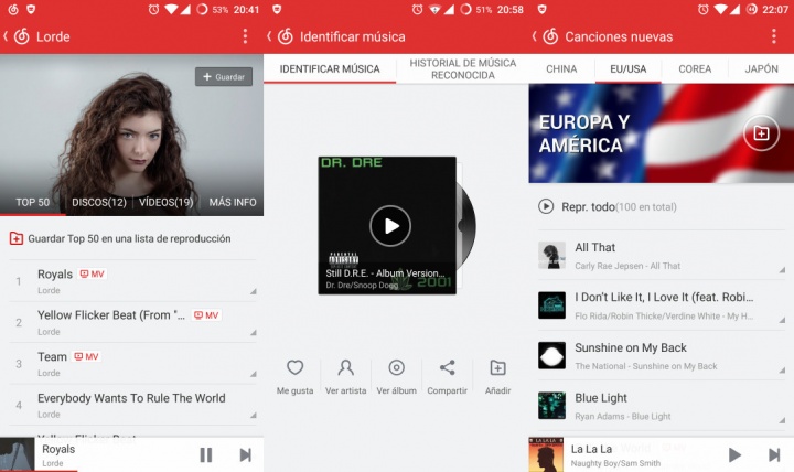Imagen - NetEase Cloud Music, el Spotify chino gratis y sin límites disponible en español