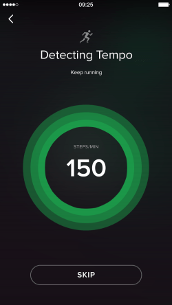 spotify on running watch