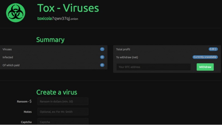 Imagen - Tox, una herramienta para crear virus y ganar dinero fácil