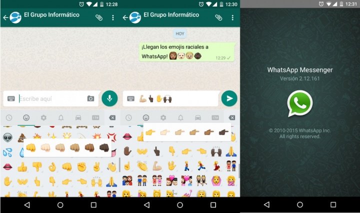 Imagen - Descarga WhatsApp 2.12.161 para Android con emojis por razas