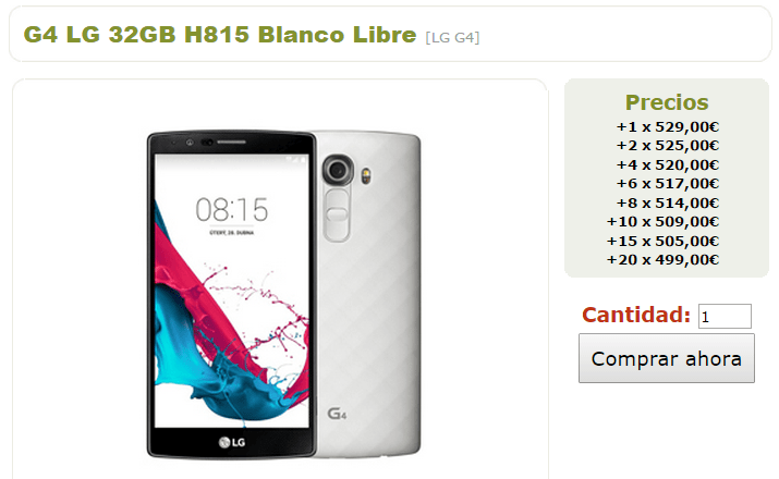 Imagen - LG G4 ya por 529 euros en oferta