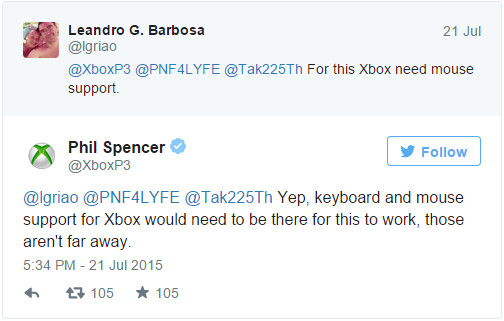 Imagen - Confirmado: Xbox One soportará teclado y ratón