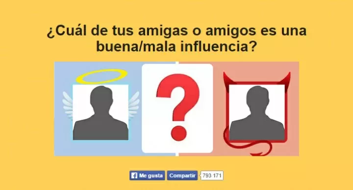 ¿Cuál de tus amigas o amigos es una buena/mala influencia? Nueva app viral en Facebook