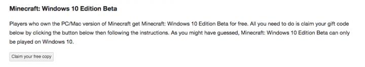 como descargar minecraft en windows 10