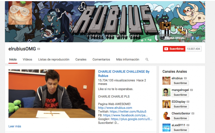 Imagen - ElRubius supera los 13 millones de suscriptores en YouTube