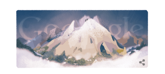 Imagen - Google celebra la primera ascensión al Mont Blanc con un Doodle