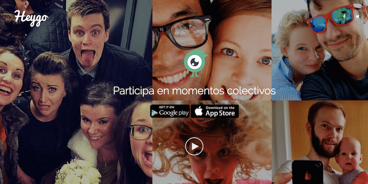 Heygo, la red social para compartir Momentos