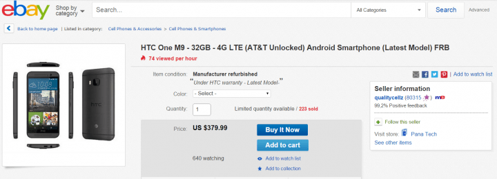 Imagen - Compra el HTC One M9 por menos de 450 euros