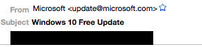 Imagen - Cuidado con los falsos correos sobre la actualización a Windows 10