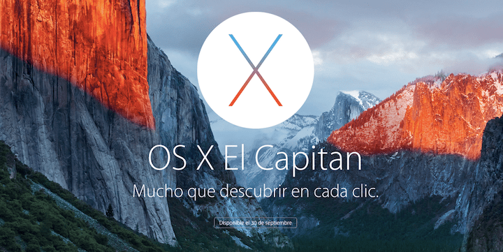 La actualización a OS X El Capitán llega mañana