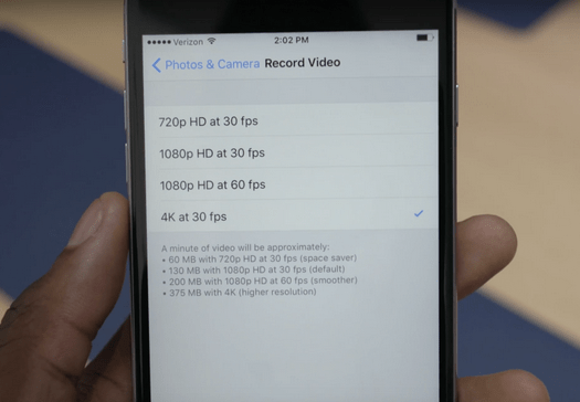 Imagen - Cómo grabar vídeos en 4K con el iPhone 6s y iPhone 6s Plus