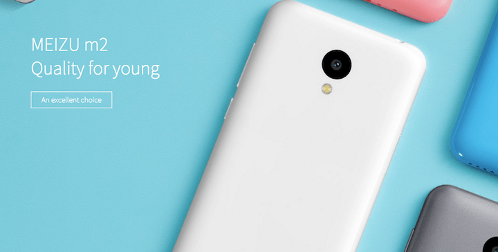 Meizu M2 ya es oficial por 130 euros