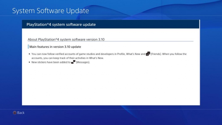 Imagen - Descarga el firmware 3.10 de PlayStation 4 con mejoras en los mensajes