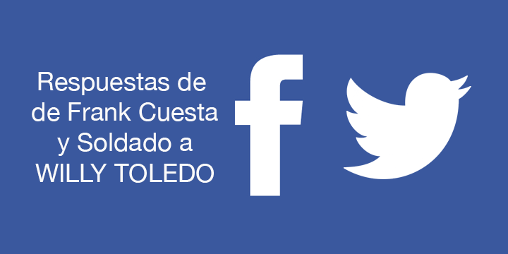 Frank Cuesta y Soldado responden a Willy Toledo