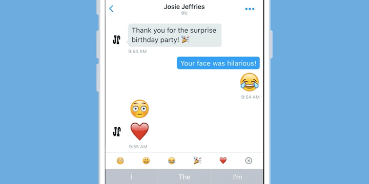 Twitter ya permite enviar emojis gigantes mediante mensajes directos