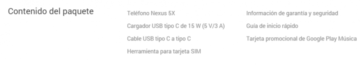 Imagen - El Nexus 5X no incluye el cable USB necesario