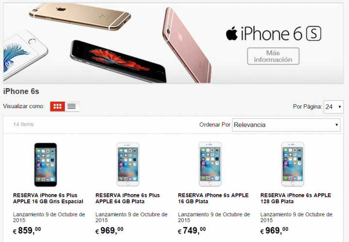 Imagen - Dónde reservar el iPhone 6S y iPhone 6S Plus en España