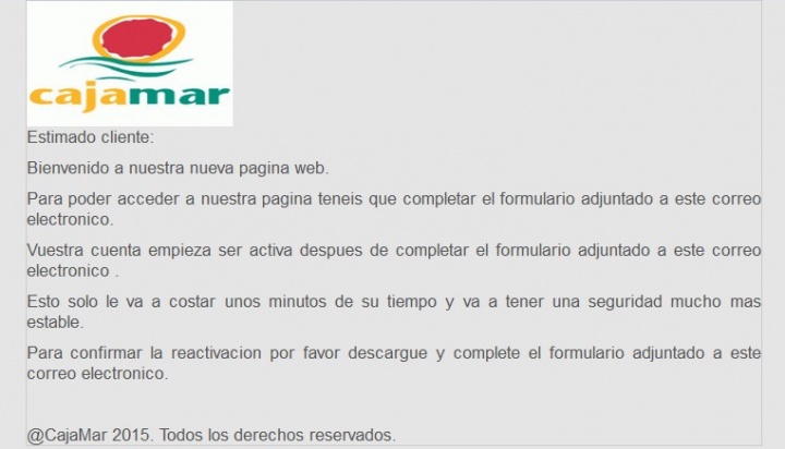 Imagen - Cajamar, otro banco que es víctima del phishing