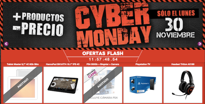 Conoce el Cyber Monday de GAME