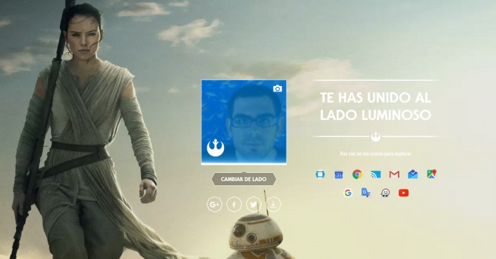 Imagen - Google te da a escoger personalización de Star Wars: 'lado oscuro' o 'lado luminoso'