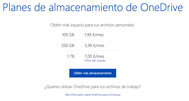 Imagen - OneDrive se reduce a 5GB gratis y acaba con el almacenamiento ilimitado