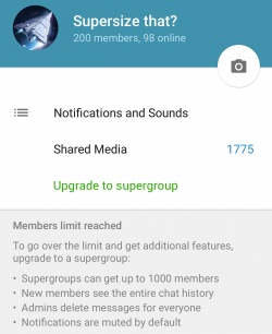 Imagen - Telegram se actualiza con administradores y supergrupos