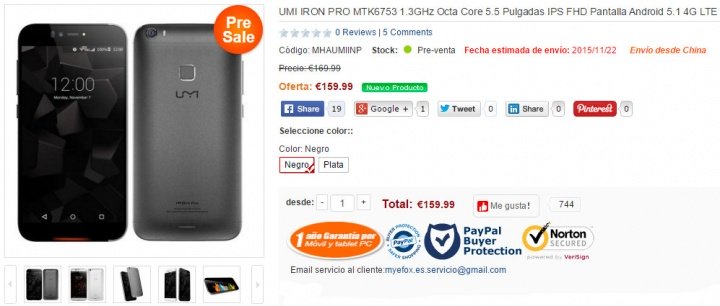 Imagen - Dónde comprar el UMI Iron Pro desde España