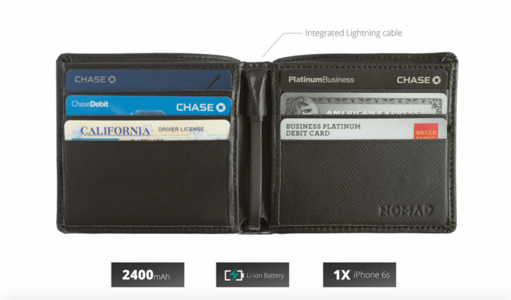 Wallet for iPhone, una cartera con batería de 2.400mAh