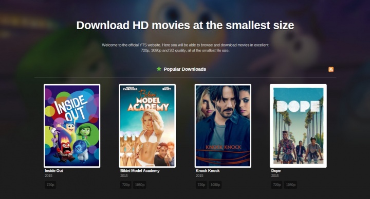 YTS/YIFY le aparecen los primeros clones falsos