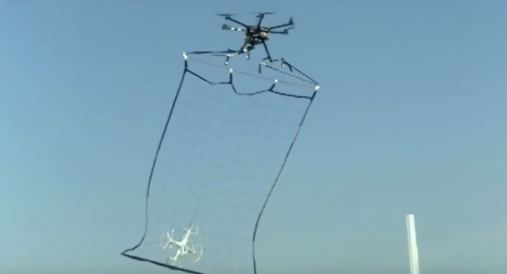 Drones policía para atrapar a los drones malos en Japón