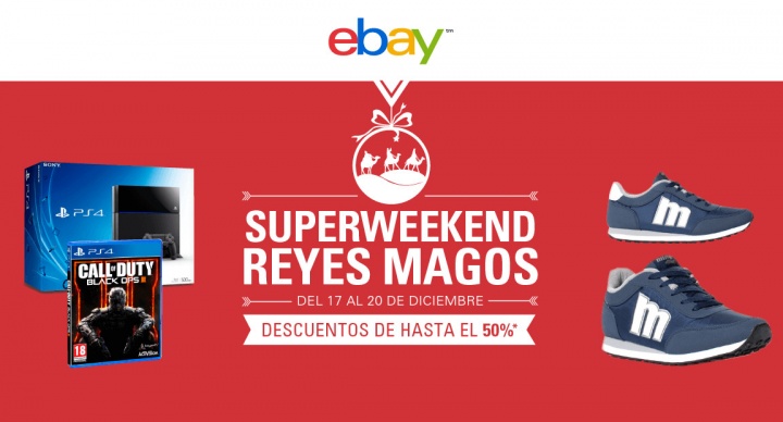 eBay Superweekend, las rebajas de eBay previas a la Navidad