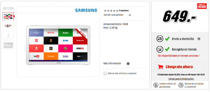 Imagen - Dónde comprar la Samsung Galaxy View