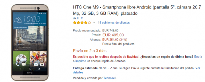 Imagen - 5 webs dónde comprar el HTC One M9