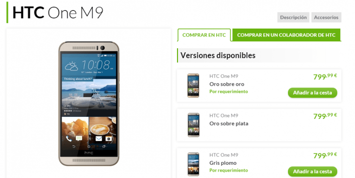Imagen - 5 webs dónde comprar el HTC One M9