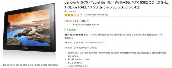 Imagen - Dónde comprar la Lenovo A10-70