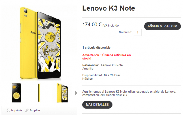 Imagen - Dónde comprar el Lenovo K3 Note