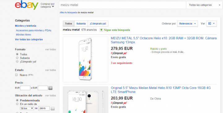 Imagen - 5 webs donde comprar el Meizu Metal