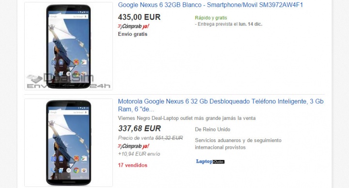 Imagen - Nexus 6 ya no se puede comprar en Google Play