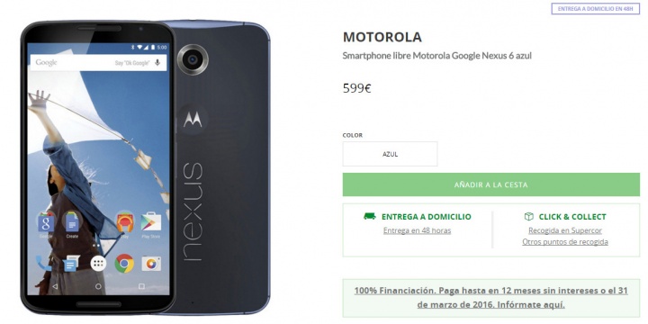 Imagen - Nexus 6 ya no se puede comprar en Google Play