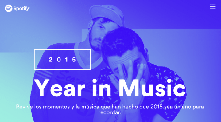 Spotify Year in Music: recuerda la música de tu año 2015
