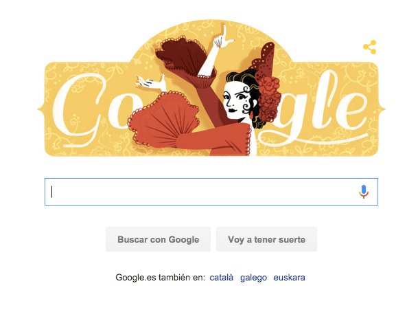 Imagen - Lola Flores, homenajeada en el nuevo Doodle de Google